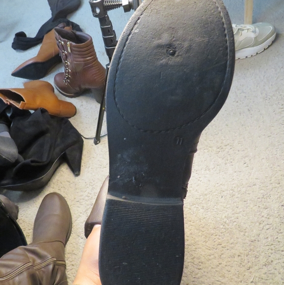 Faux Leather Boots - Picture 2 of 6